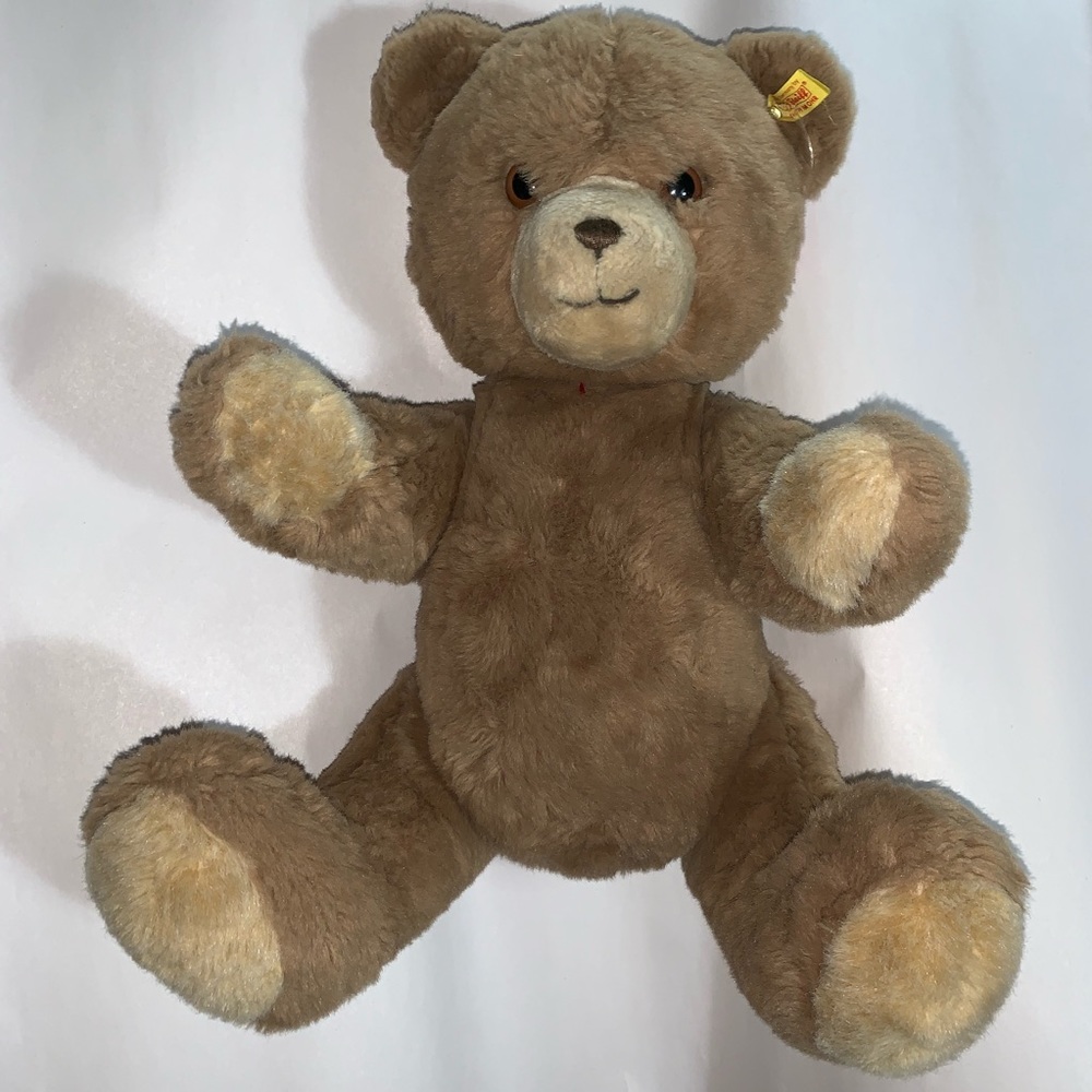 VINTAGE authentic STEIFF 18" jointed Teddy Bear